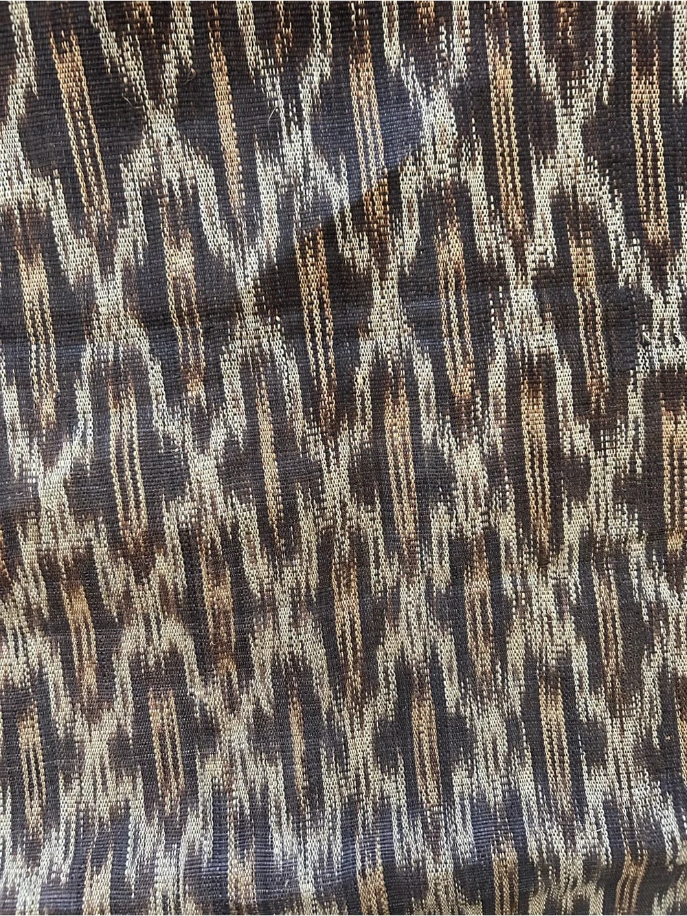 Handwoven Ikat Textile Wall Hanging Luxe Tribal Modern Art Upholstery #0530269